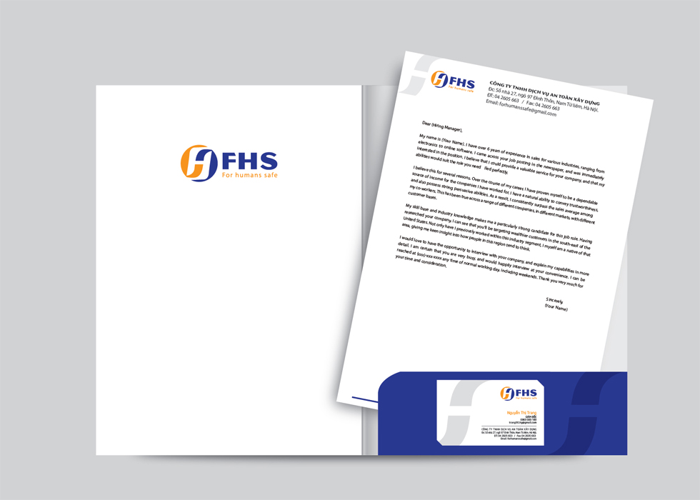 FHS - Thiết kế logo và hệ thống nhận diện thương hiệu dịch vụ bảo hộ lao động FHS